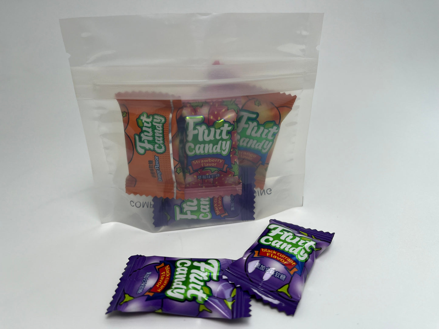 1/8oz Transparent Compostable Stand Up Pouch