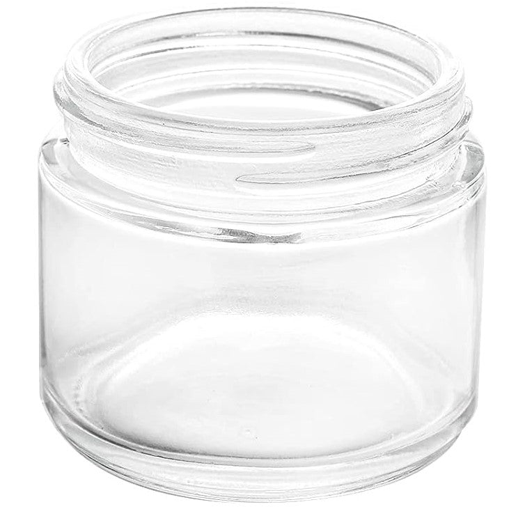 56-410 3oz Clear Glass Jar with Metal Cap