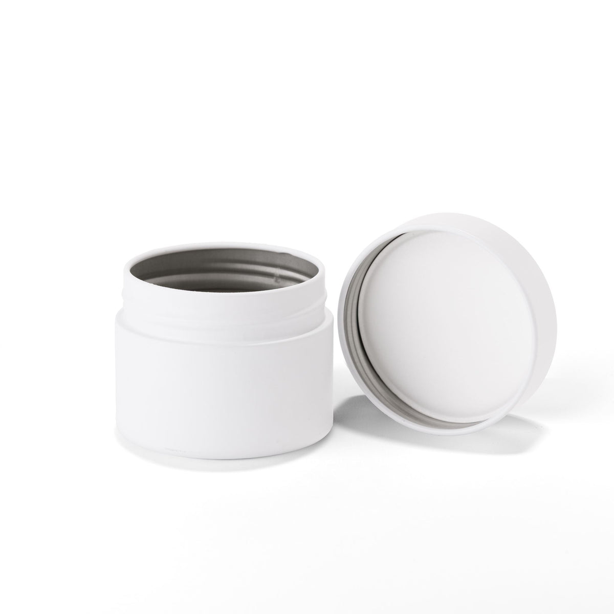 White Round CR Tin Box