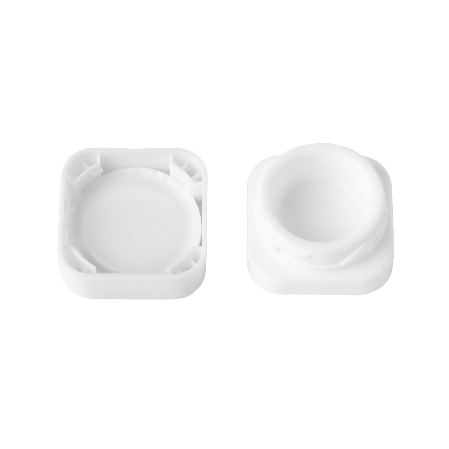 5ml White Opaque Concentrate Jar with White CR Lid