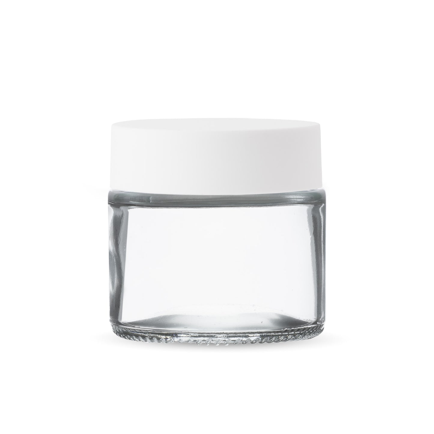 3oz Transparent Glass Jar with Child Resistant Cap