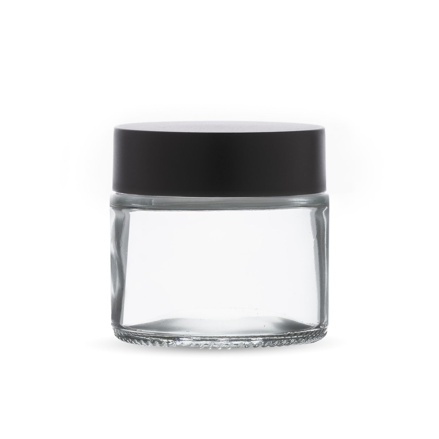 3oz Transparent Glass Jar with Child Resistant Cap