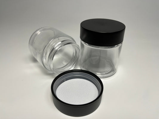 4OZ 53-400 Transparent Glass Jar