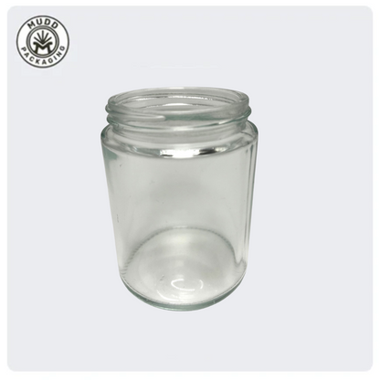 6oz Transparent Glass Jar with Metal Cap