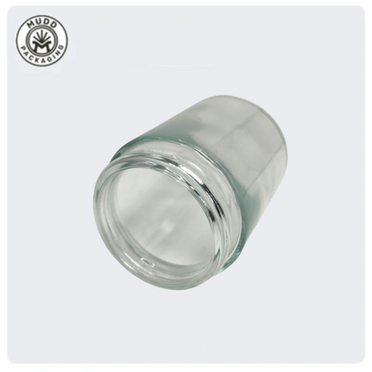 6oz Transparent Glass Jar with Metal Cap