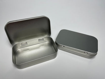 Sliver Hinge Child Resistant Tin box