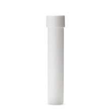 22x116mm matte white glass pre-roll tube with 20-415 child-resistant cap