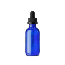 2 oz Cobalt Blue Boston Round Bottle with Graduated CR Glass Dropper