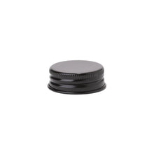 32-415 black metal cap for glass pre-roll tubes with secure threaded closure