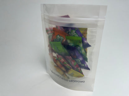 1/4oz Transparent Compostable Stand Up Pouch