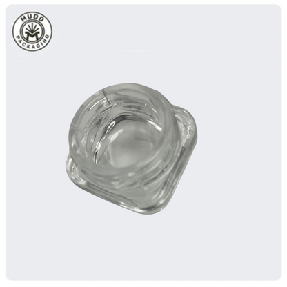 5ml Transparent Concentrate Jar with Black CR Lid