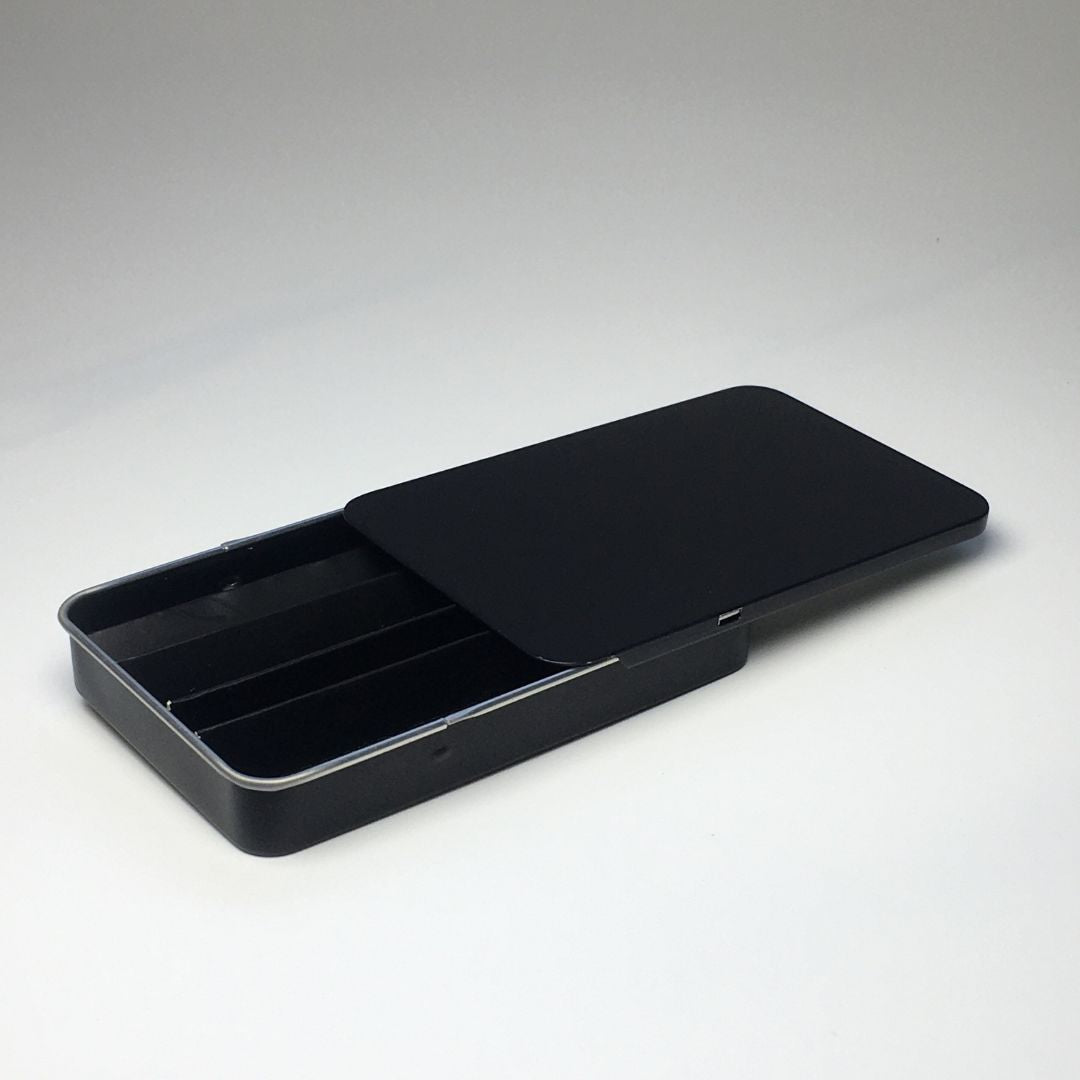 (Sample - 1 PC) Metal Tin Pre-Roll Boxes with 5 Dividers