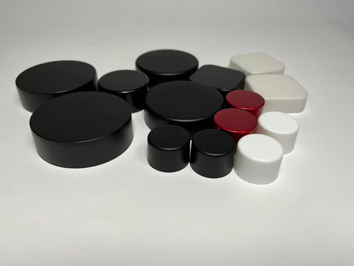 50-400 polypropylene cap with polyethylene insert for airtight sealing