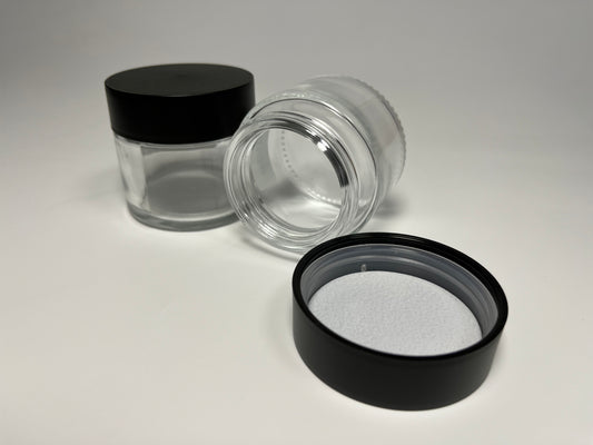 3OZ 53-400 Transparent Glass Jar