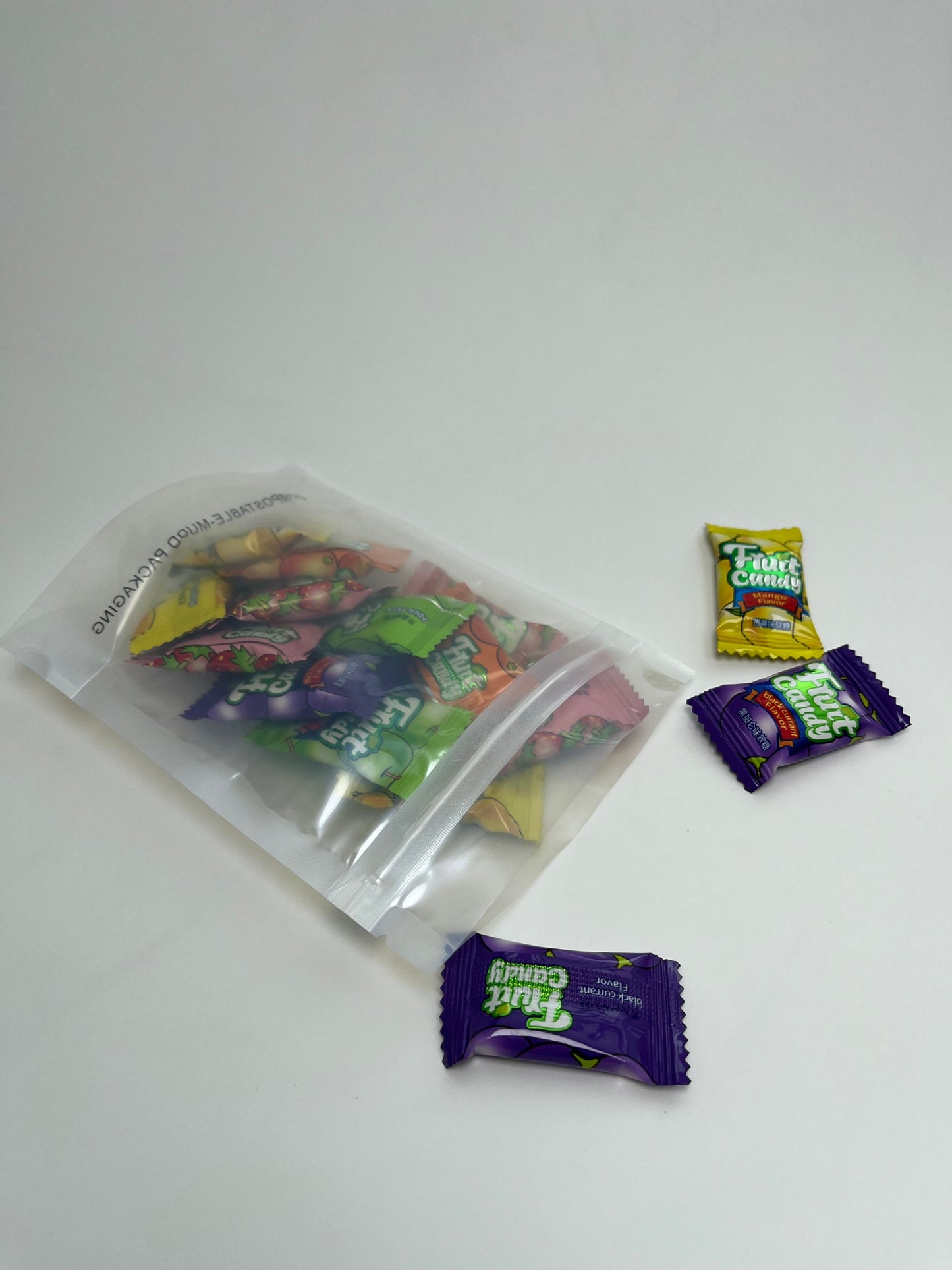 1/4oz Transparent Compostable Stand Up Pouch