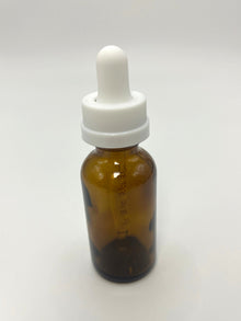 1 oz Amber Boston Round Bottle with Graduated CR Glass Dropper