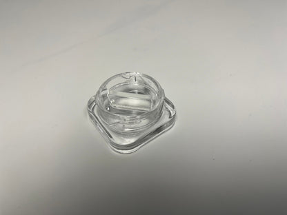 Clear Glass Two Split Concentrate Jar | 9ml