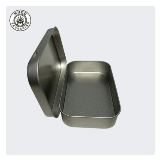 Sliver Hinge Child Resistant Tin box