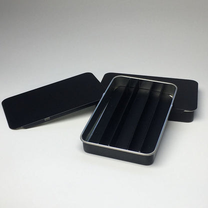(Sample - 1 PC) Metal Tin Pre-Roll Boxes with 5 Dividers