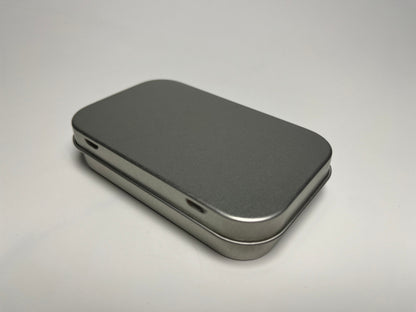 Sliver Hinge Child Resistant Tin box