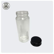37x90mm Clear Glass Tube with Child Resistant or Metal Cap