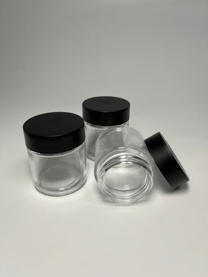 4OZ 53-400 Transparent Glass Jar