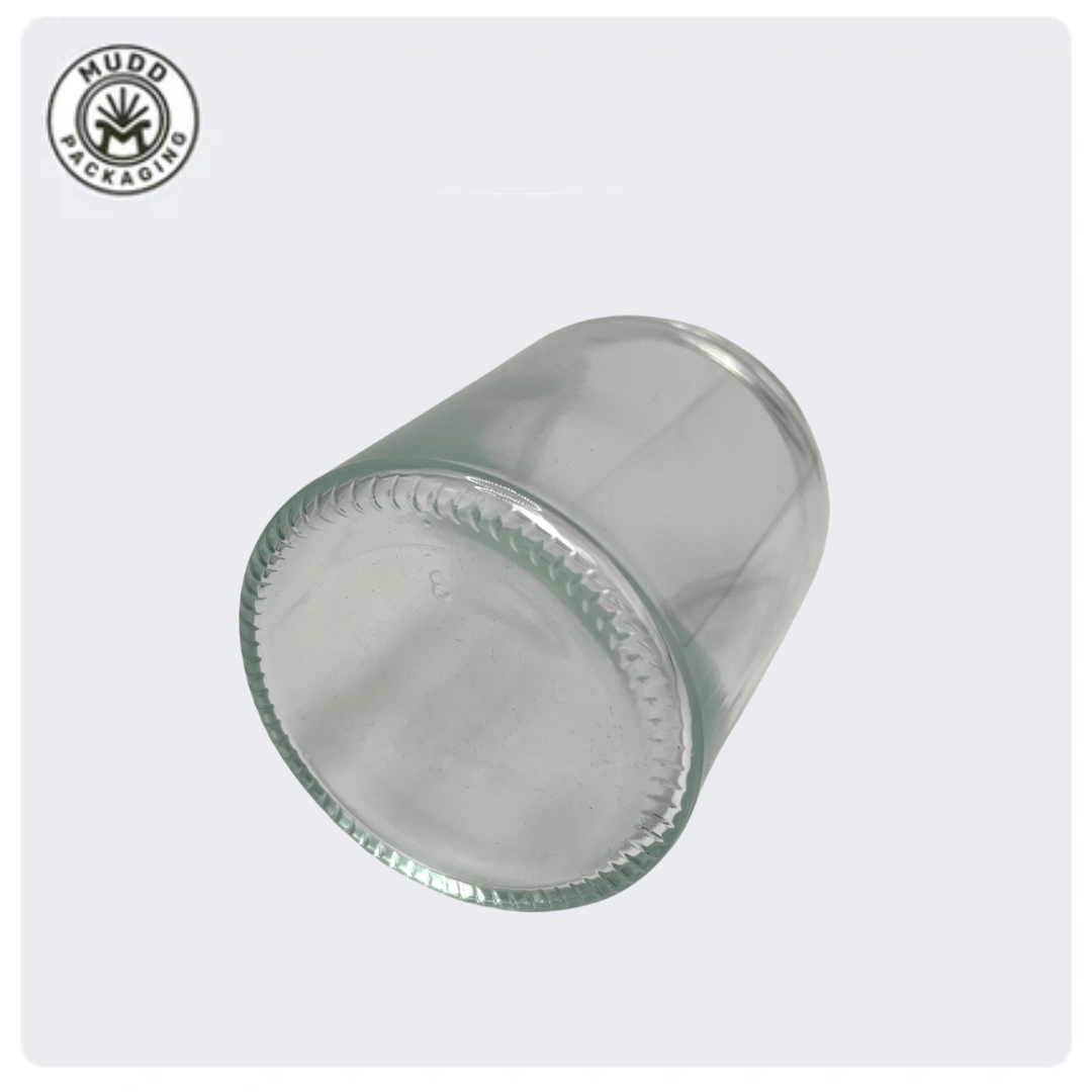 6oz Transparent Glass Jar with Metal Cap