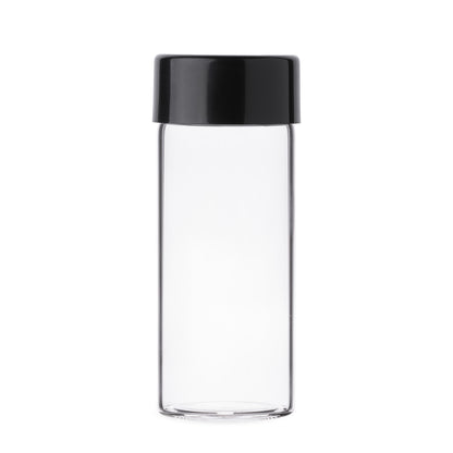 37x90mm Clear Glass Tube with Child Resistant or Metal Cap