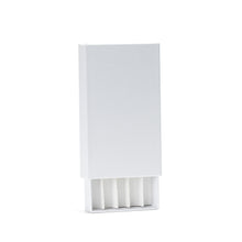 Cardboard Push-Pack for 5 Prerolls (White with Dividers)