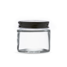 3oz Transparent Glass Jar with Metal Cap