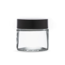 3oz Transparent Glass Jar with Child Resistant Cap
