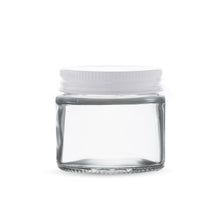 3oz Transparent Glass Jar with Metal Cap