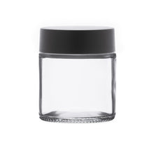 4oz Transparent Glass Jar with Child Resistant Cap