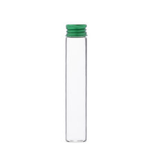22x116mm Clear Glass Tube with Metal Cap (300/case)