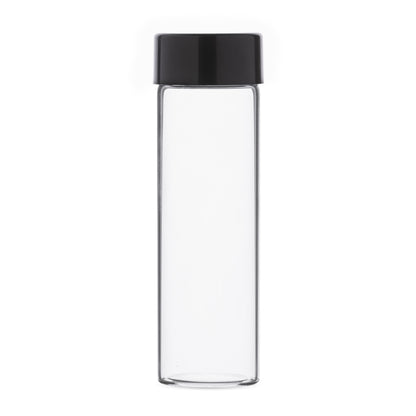 37x120mm Clear Glass Tube with Child Resistant or Metal Cap