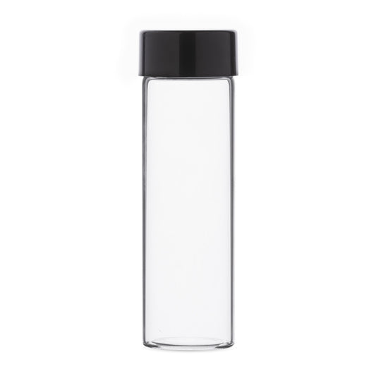37x120mm Clear Glass Tube with Child Resistant or Metal Cap