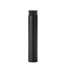 22x116mm Black Glass Tube with Metal Cap (300/case)