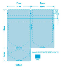 Child-Resistant Stand-Up PCR Pouch