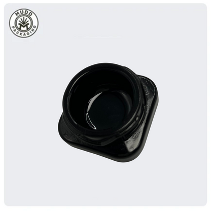 5ml Black Opaque Concentrate Jar with Black CR Lid