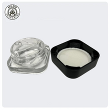 9ml Transparent Split Concentrate Jar With Black CR Lid
