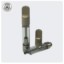 Glass Vape Cartridge with ETP Mouthpiece | 1.0mL - Snap Fit