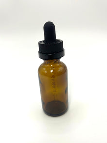 1 oz Amber Boston Round Bottle with Graduated CR Glass Dropper