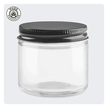 3oz Glass Jars with Metal Caps