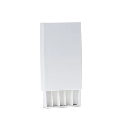 Cardboard push-pack for 5 pre-rolls with child-resistant locking mechanism