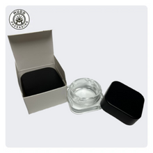 9ml Transparent Concentrate Jar With Black CR Lid