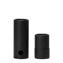 Child-resistant cardboard vape cartridge tube with press-button locking mechanism