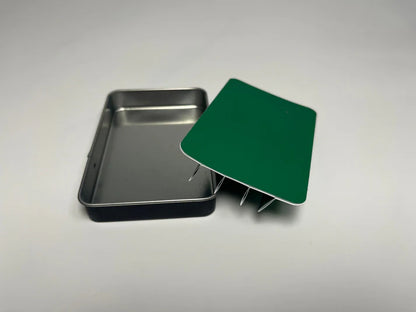 Eco-friendly green cardboard insert for sustainable pre-roll packaging