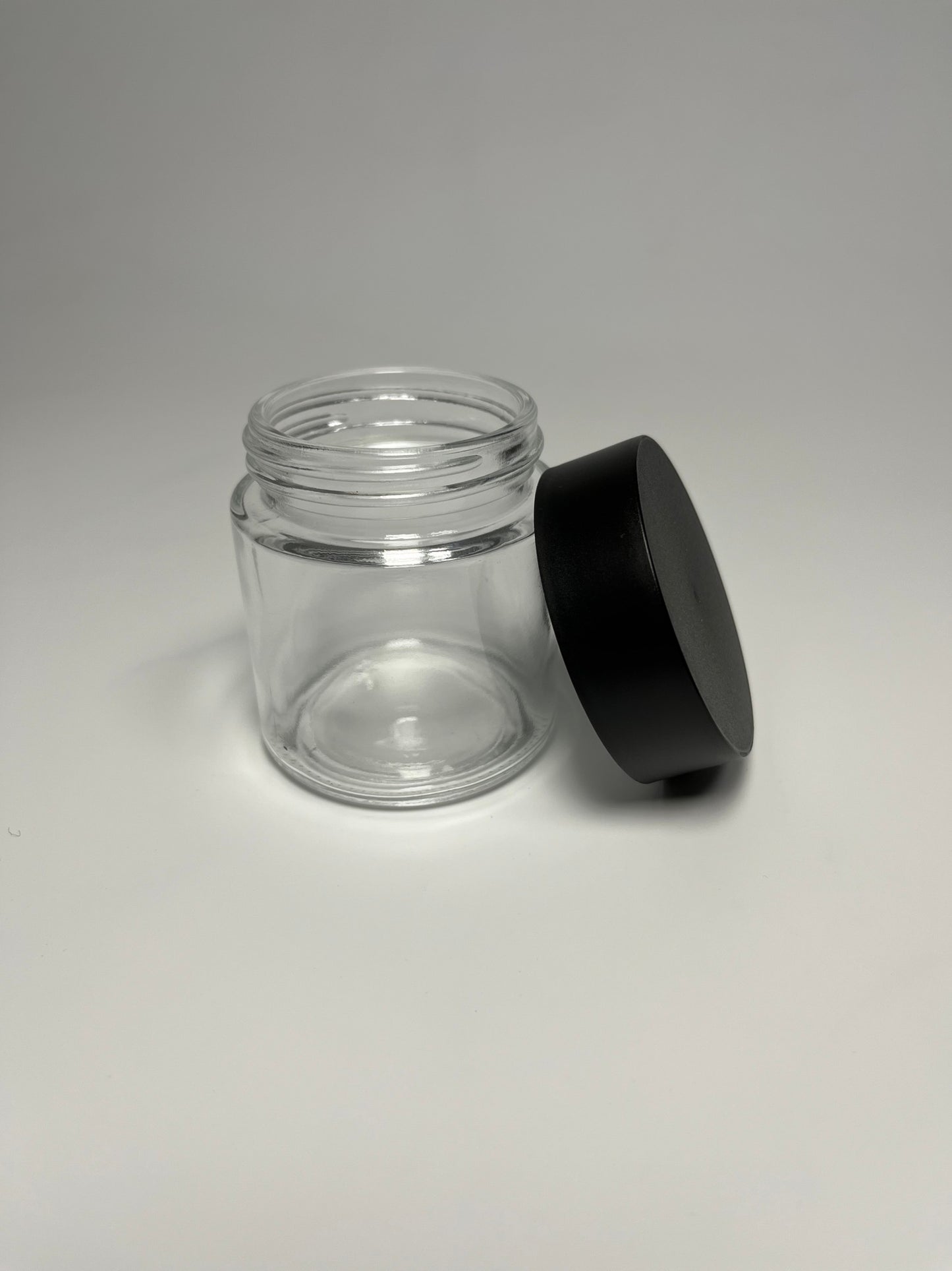 4OZ 53-400 Transparent Glass Jar