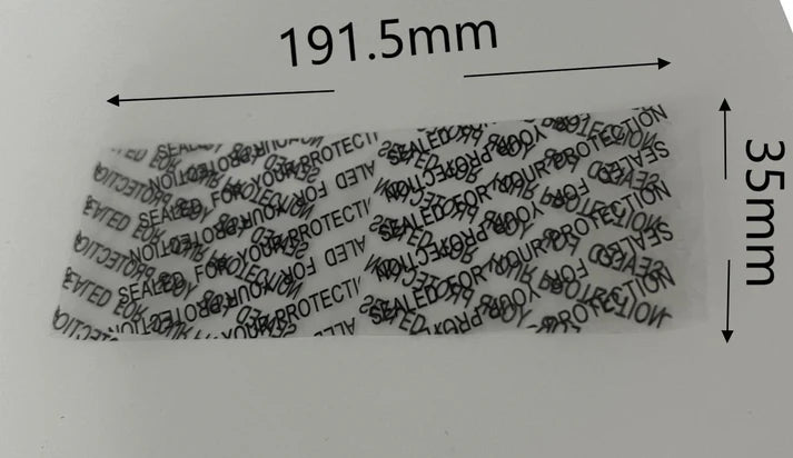 Non-perforated 53-400 shrink bands for secure tamper-resistant sealing