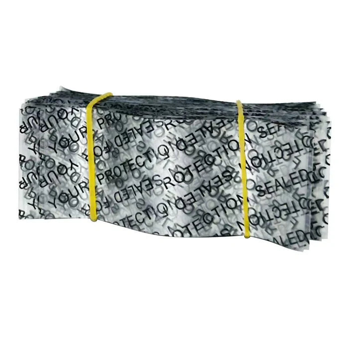 35mm x 24mm shrink band printed with “Sealed For Your Protection” security message